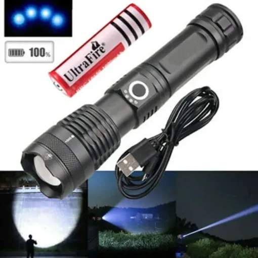 Rechargeable LED USB Torch Light - Image 2