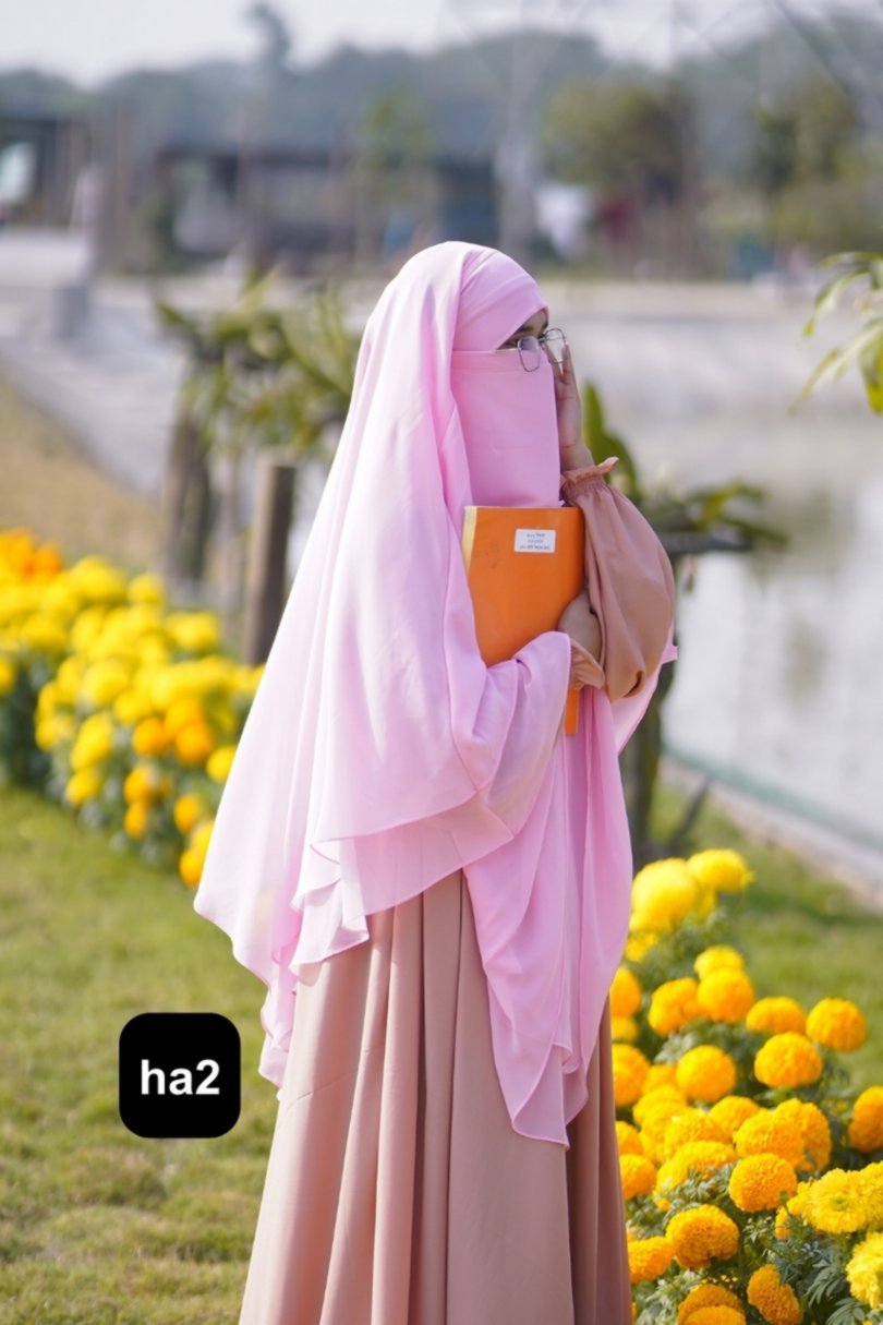 Premium 4-Layer Ready Hijab ha2 - Image 4
